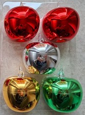 5 Stück Apfel glänzend groß