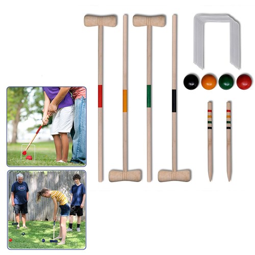 Krocket spiel für spieler - krocket, 4-spieler