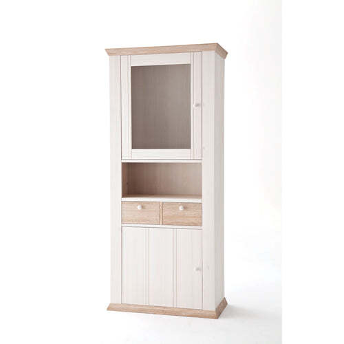Vitrine kiefer massiv - vitrine, /