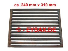 Ofenrost, Feuerrost, Gussrost, Ascherost, ca.  240 mm x 310 mm x 15 mm Gusseisen