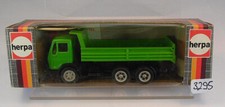Herpa 1/87 Nr. 806501 Mercedes Benz SK Sandkipper-LKW grün kurze OVP #3295