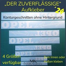 Der Zuverlässige Aufkleber für Opel Oldtimer Jungtimer Manta Ascona Kadett Retro