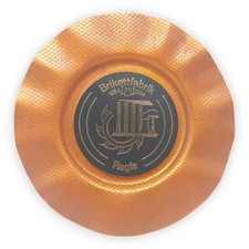 Hennenberg Wandteller Brikettfabrik Regis 1954 1984 30 Jahre Kupfer Teller DDR