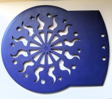 TUPPERWARE 3344A-3 Tortenretter blau Kuchenretter dekorieren Top Zustand