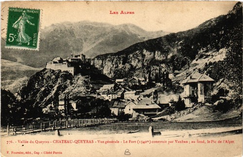 Cpa vallée queyras - vallée, du