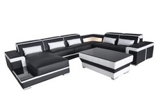 Ledersofa Ecksofa