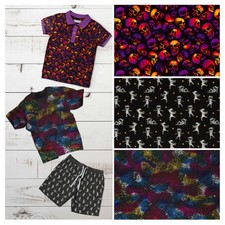 Jersey Halloween-Stoff