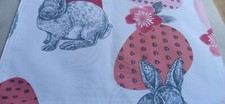 Tischset Platzdecke Platzset Hase Frühling Ostern Osterdeko 30x50cm gelb/rot