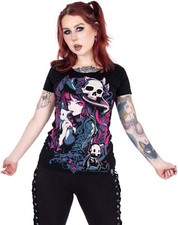 Cupcake Cult T-Shirt Bunny Witch Hase Häschen Hexe Schädel Skull Goth Kawaii