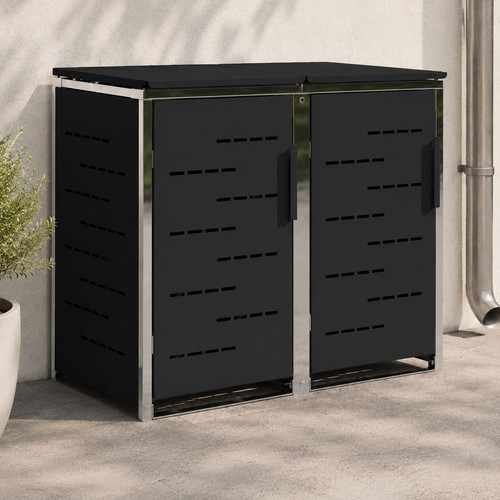 Mülltonnenbox edelstahl - mülltonnenbox,