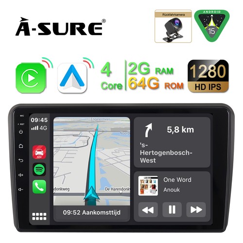 64gb android autoradio - 2+64gb, 15