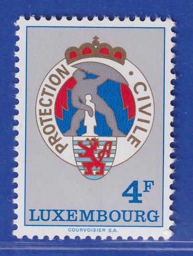 Luxemburg 1975 zivilschutz - luxemburg,