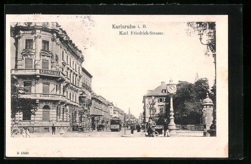 Karlsruhe karl - ak, b.,