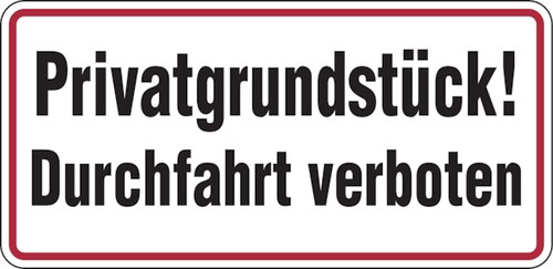 Hinweisschild