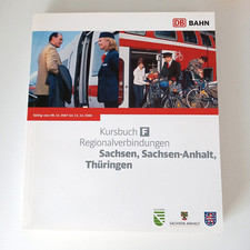Kursbuch DB Regionalverbindungen Sachsen, Sachsen-Anhalt, Thüringen  2007 / 2008