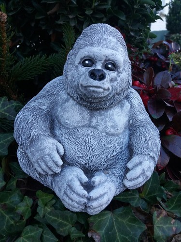 Steinfigur schöner gorilla - schöner,