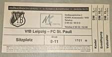 Ticket VFB Leipzig FC St.Paul Hamburg 2.Liga 1994/95 1.FC Lok Leipzig Fußball