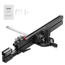 Gehrungsanschlag, Standardschlitz 19 x 10 mm, Aluminiumlegierung mit 48-89 cm...