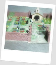 Diorama H0 Friedhof mit Kapelle