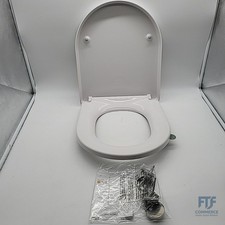 Toilettendeckel mit Absenkautomatik D-Form [KURZ],YEAUPE PRO WC Sitz mit Puller 