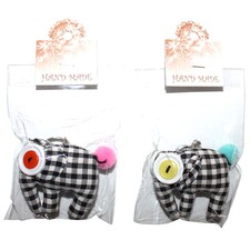 Tier Anhänger mit Knopfaugen