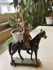 Figur (alt) - Soldat - Pferd -