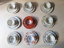 9 x Porzellan Mokka Kaffee Tee Tasse Service Set_________nice valuable porcelain