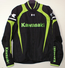 Motorradjacke  Kawasaki  mit Protektoren und Innenjacke