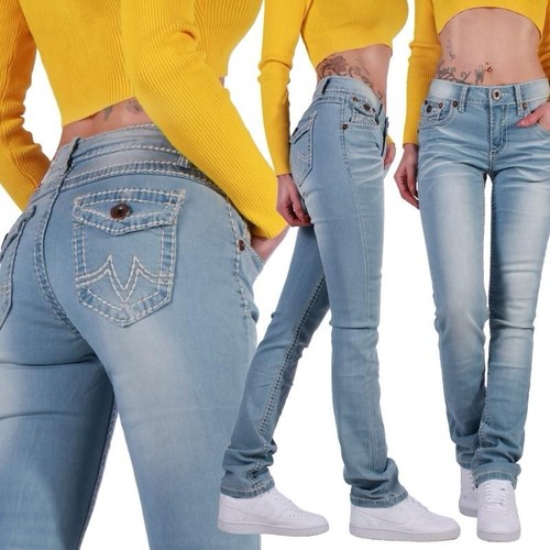 Low waist straight leg - straight, damen