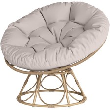 Papasansessel Rattan 360°