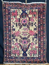 Antiker Handgeknüpfter Perser Orientteppich Bachtiar Heriz Old Belutsh 180x130cm