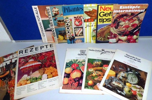 Verschiedene ddr koch hefte - verschiedene, /