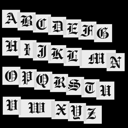 Schablone stencil buchstaben - schablone,