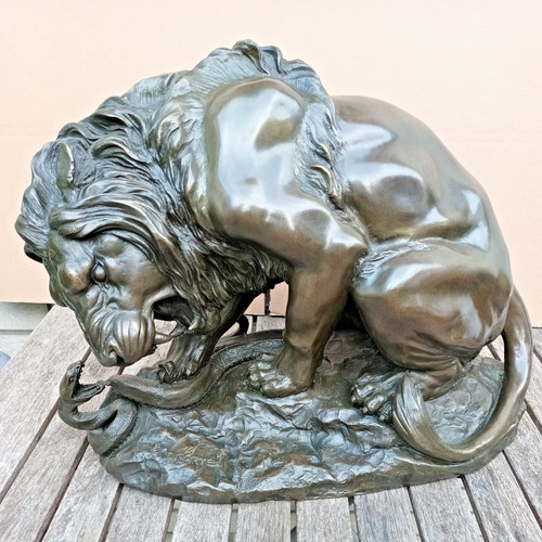 Bronze figur skulptur statue - figur,
