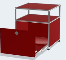 USM Haller Nachttisch - Rot -