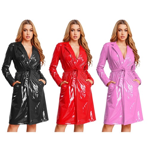 Iefiel leder trenchcoat - de,