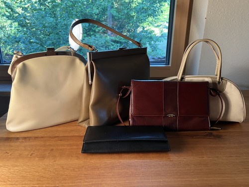 Vintage damen schultertasche - vintage,