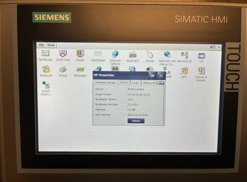 Siemens tp700 comfort panel - siemens,