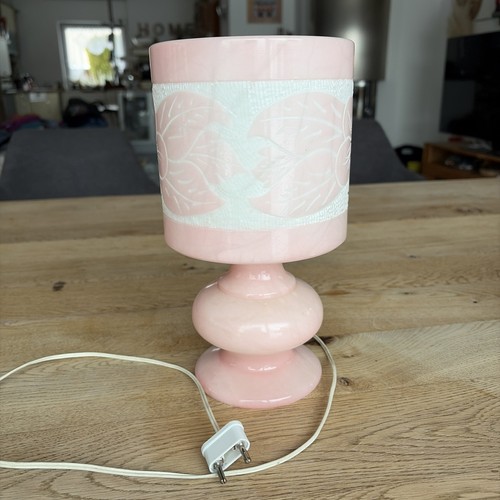 Vintage alabaster tischlampe - vintage,