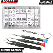 Für Brillen Sonnenbrillen Brillen Reparatur Set mit Schrauben Muttern Nasenpads