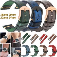 Leder armband 18mm - armband, 22mm