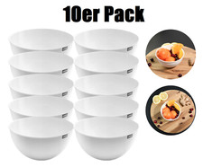10er Set Schüssel, Müslischale 0,5L Dessertschalen Wiederverwendbar Salatschale