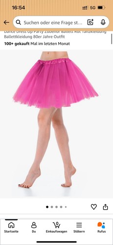 80er jahre tüllrock pink - 80er, –