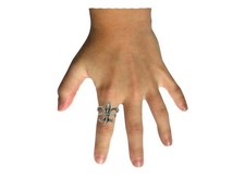 z7 Fleur de Lys Lis Zinn Damen