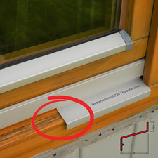 Wasserschenkel Wetterschenkel Fenster Alu Schutz Leiste Wasserablaufleiste Z