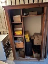 Vorratsschrank Aufbewahrungsschrank (mit Kleiderstange)