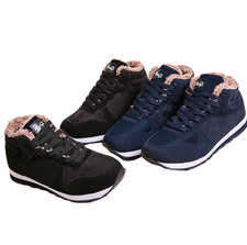 Herren Damen Warm Gefüttert Stiefel Schneeschuhe Winterboots Stiefeletten Schuhe