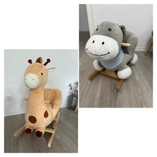 Schaukelpferd ( Giraffe und Esel) baby gebraucht,sehr guter Zustand kaum benutzt