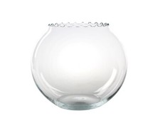 Kugelaquarium mit gezacktem