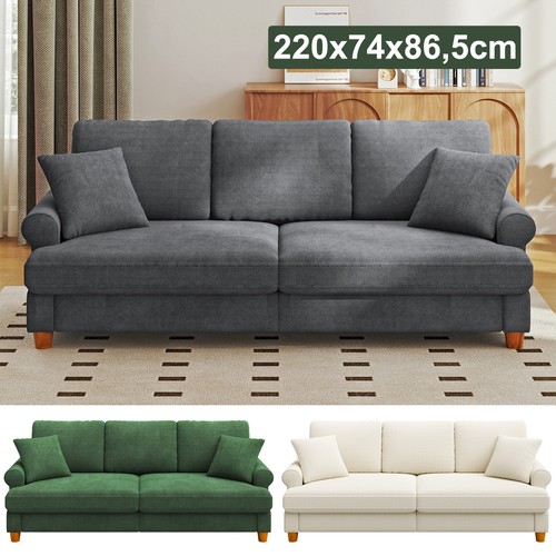 Chenille sofa sitzer - chenille, 3